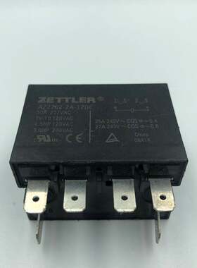 ZETTLER赛特勒继电器 AZ2702-2A-12DE 12VDC  六脚30A/277VAC