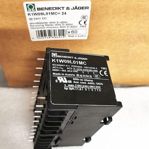 BENEDIK K1W09L01MC 24VDC 全新原装进口电梯接触器 现货可直拍