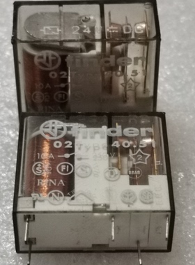 现货 02TYPE40.51 24V 进口芬德继电器 24V 24VDC 5脚 10A 250VAC