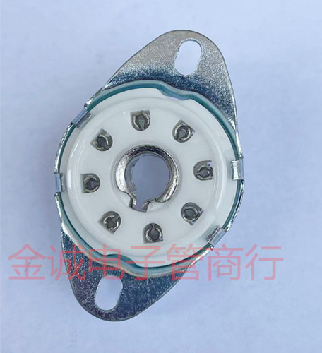 全新锁式八脚电子管座←用于：4P1S  2J27S 4J1S 12J1S 7N7