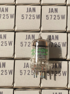 全新美国JAN5725电子管升级6J2 6米2n 质量高音质好提供配对