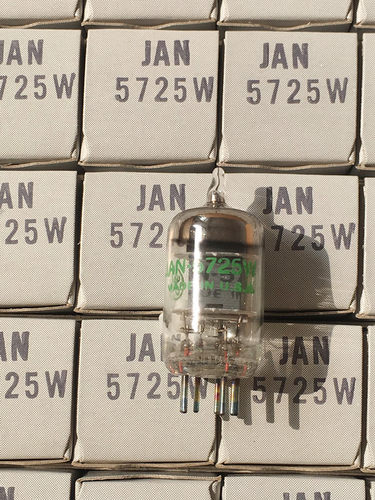 全新美国JAN5725电子管升级6J2 6米2n 质量高音质好提供配对