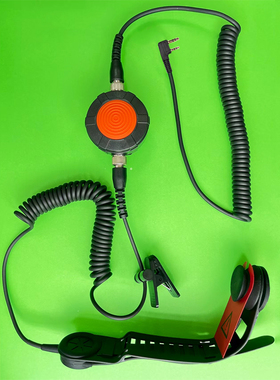 K头对讲机消防骨传导耳机海王星防爆摩托宝锋建伍TK3207G NX340