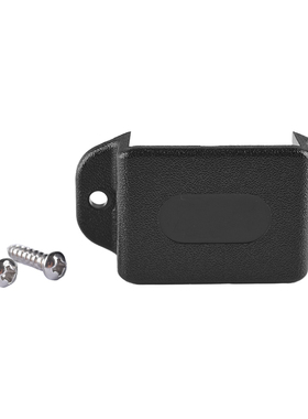 车载台手咪支架挂钩转背夹款对讲话咪固定挂架夹塑料支架挂扣黑色