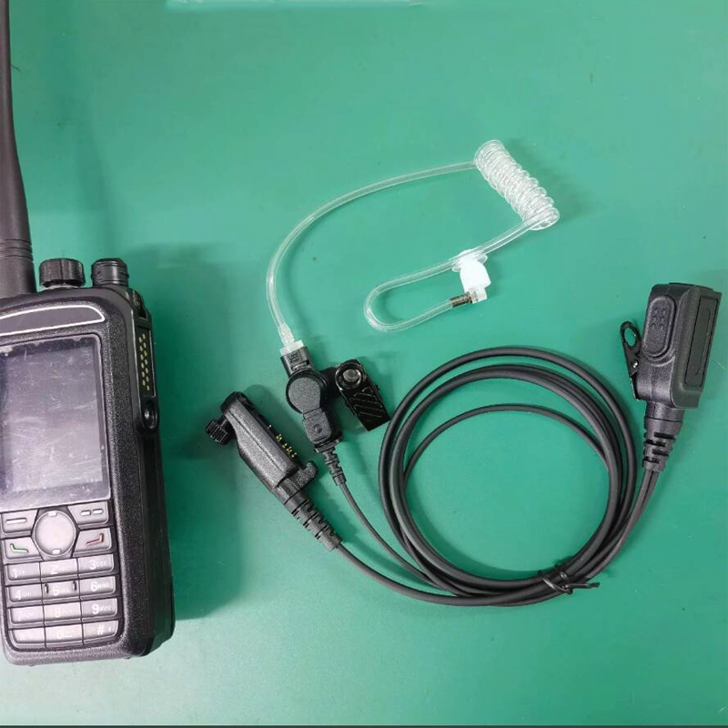 欧标对讲机耳机A720T A780T A760L对讲机空气导管大铁夹耳式耳机