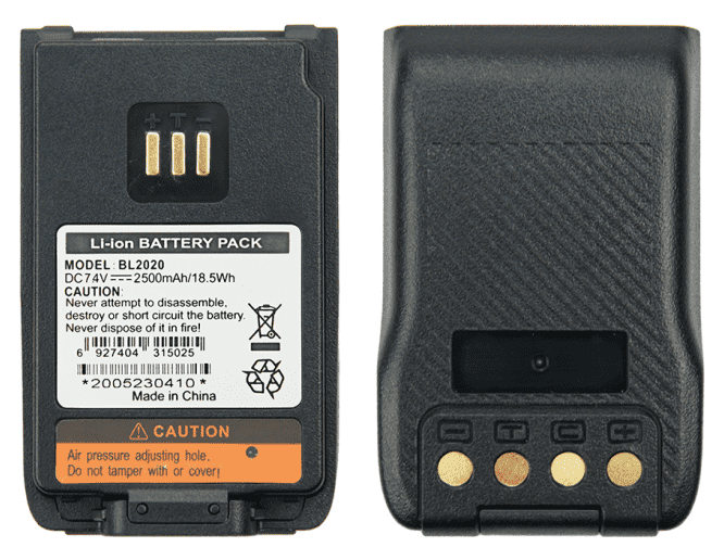 对讲机电池BL2020锂电2600mAh PD500/PD600/PD660/PD680/PD560
