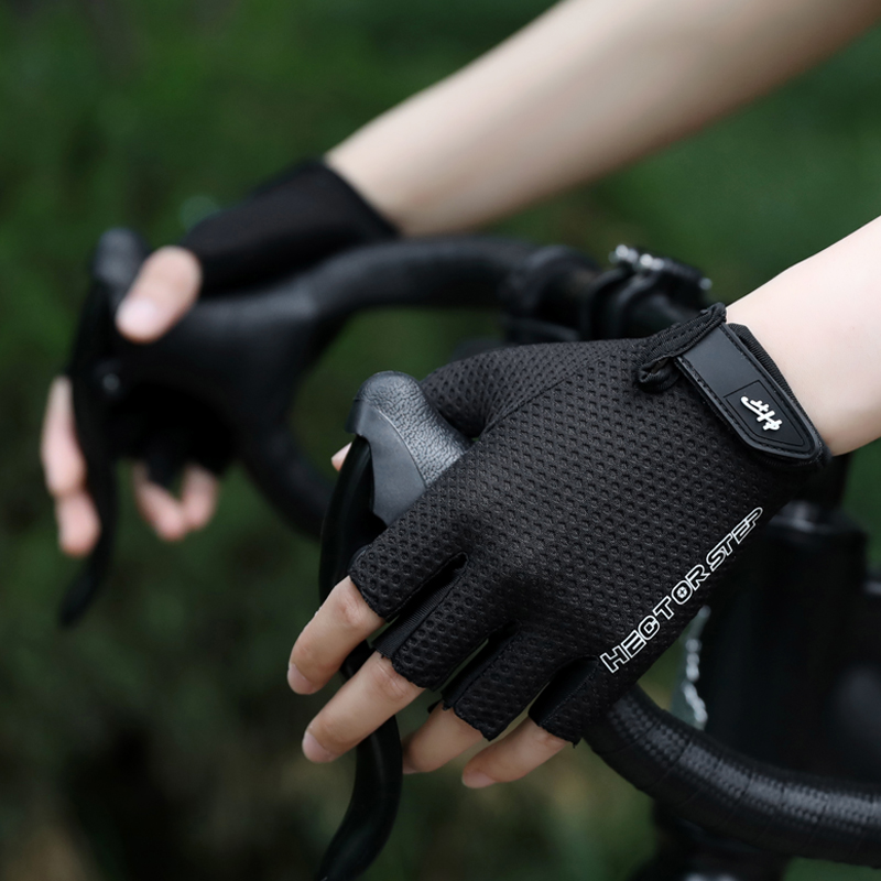 骑行手套男女款半指山地车