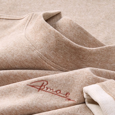 羊毛蚕丝绒半高领打底衫保暖内搭