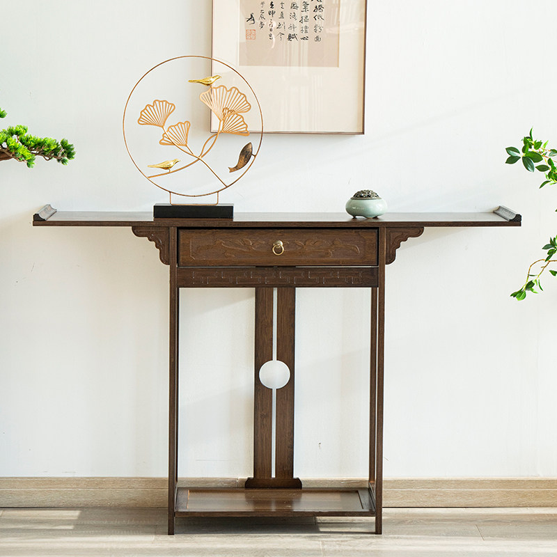 新中式玄关柜玄关小条案端景台柜客厅小条几桌子禅意门厅玄关供桌,住宅家具,门厅/玄关柜/玄关架,淘宝优惠券,粉丝福利购,淘宝优惠卷