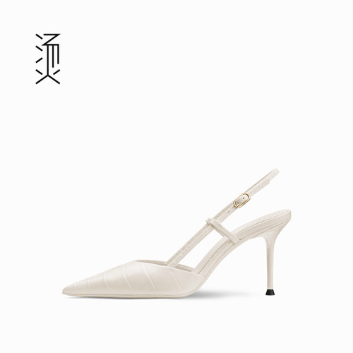 烫时尚法式尖头高跟社交女鞋