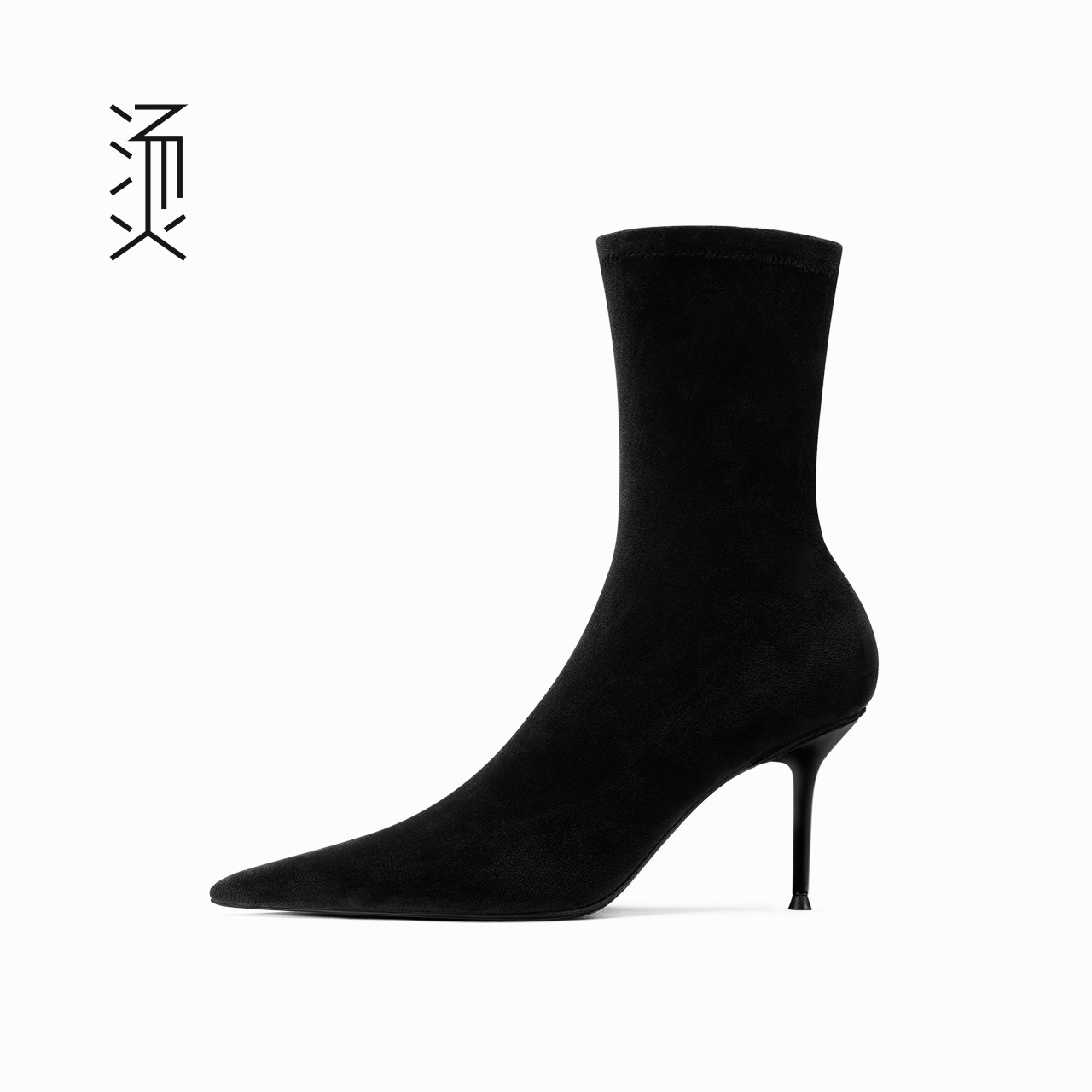 烫柔软弹力飞织社交女鞋图片