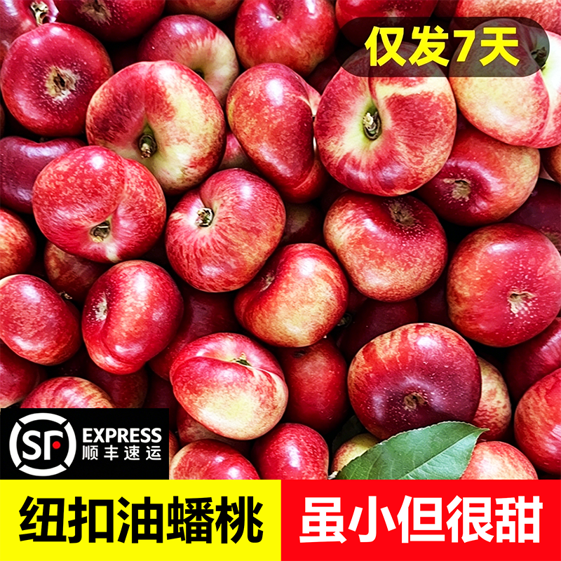 纽扣蟠桃当季新鲜水果整箱应季油蟠桃脆甜可软油桃扁桃孕妇水果