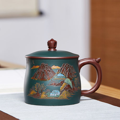 宜兴紫砂杯办公泡茶杯茶具