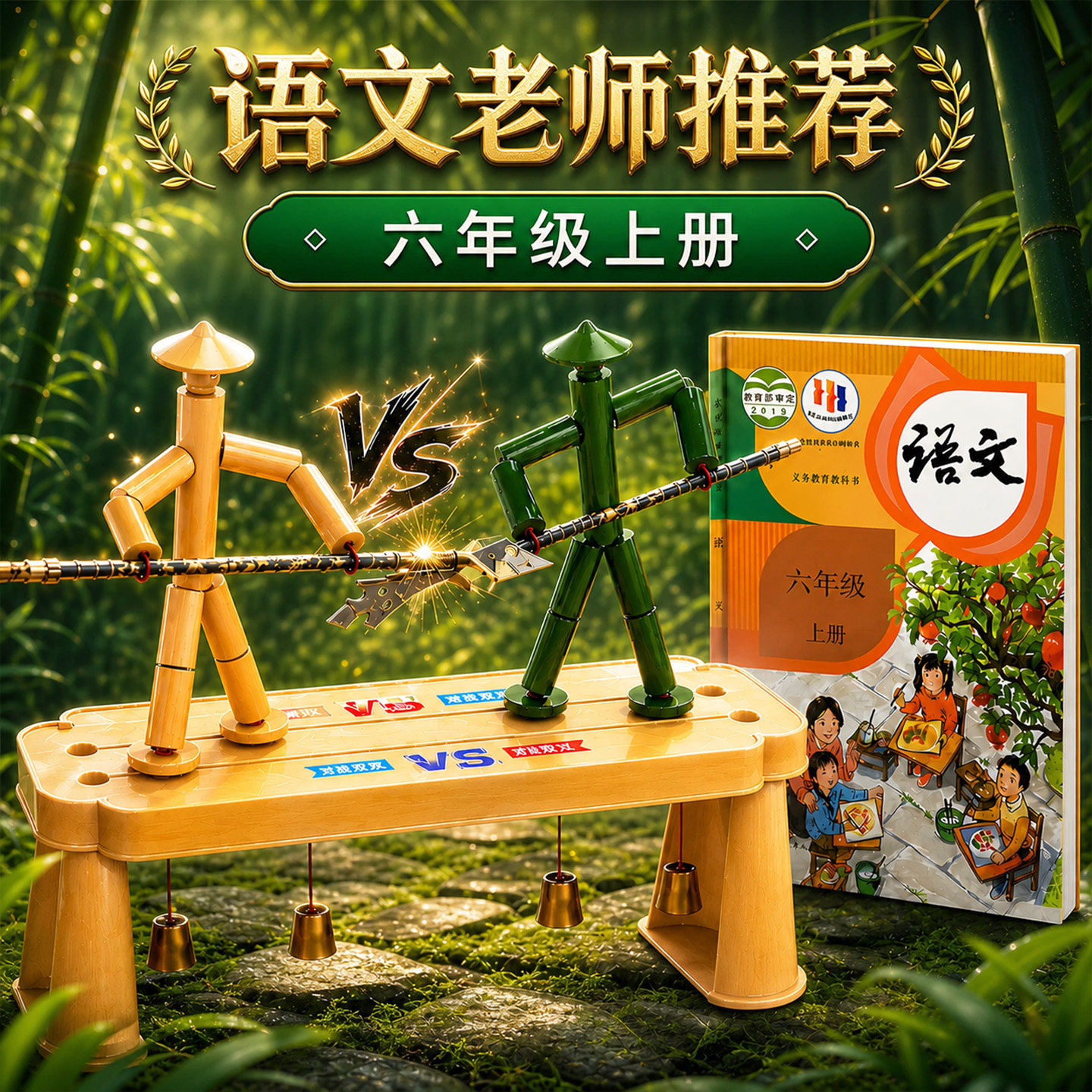 竹节人六年级科学实验套装提线图片
