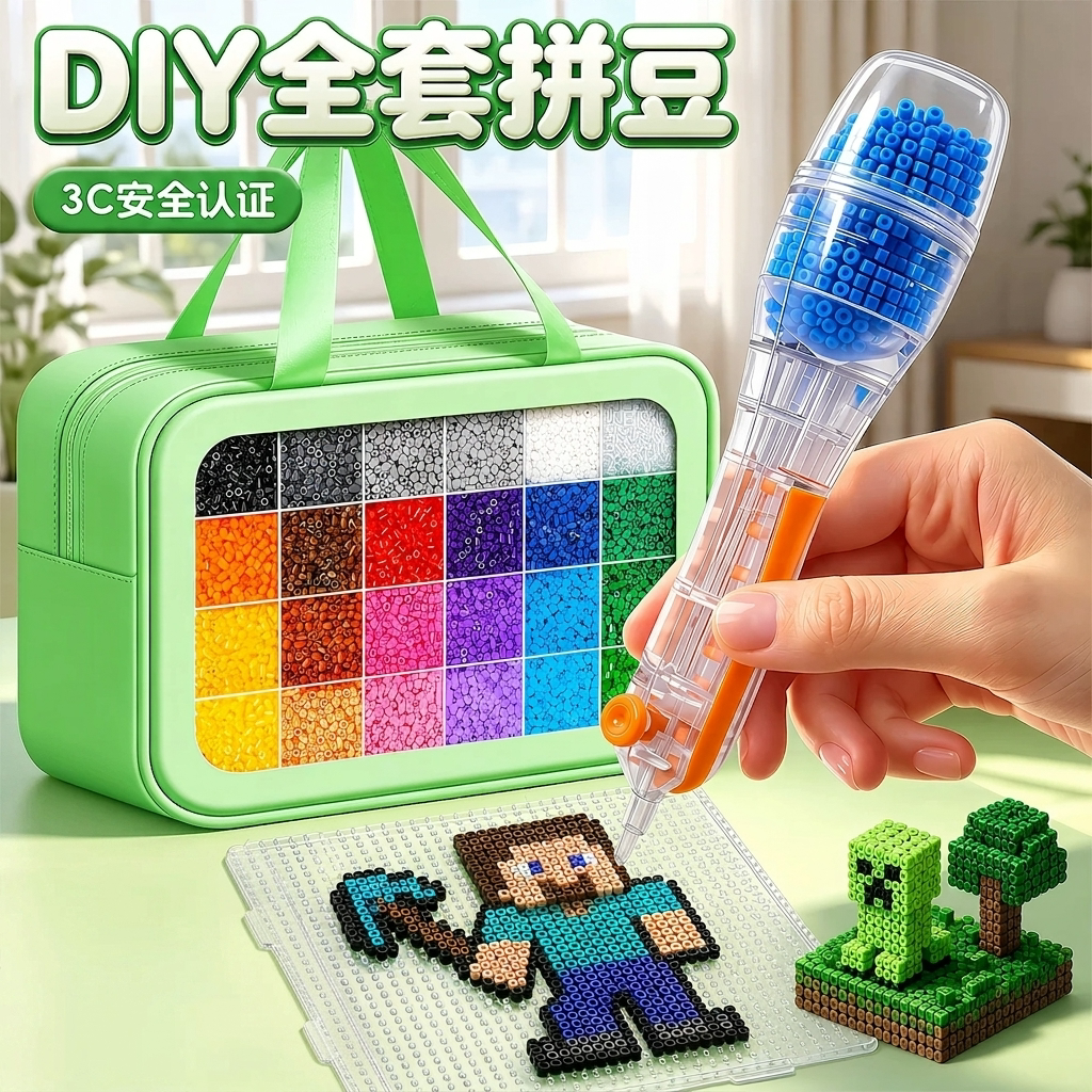 我的世界拼豆套装专用熨斗工具包图片