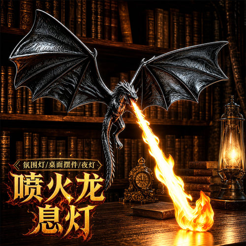 龙息灯模型摆件权游网红同款儿童