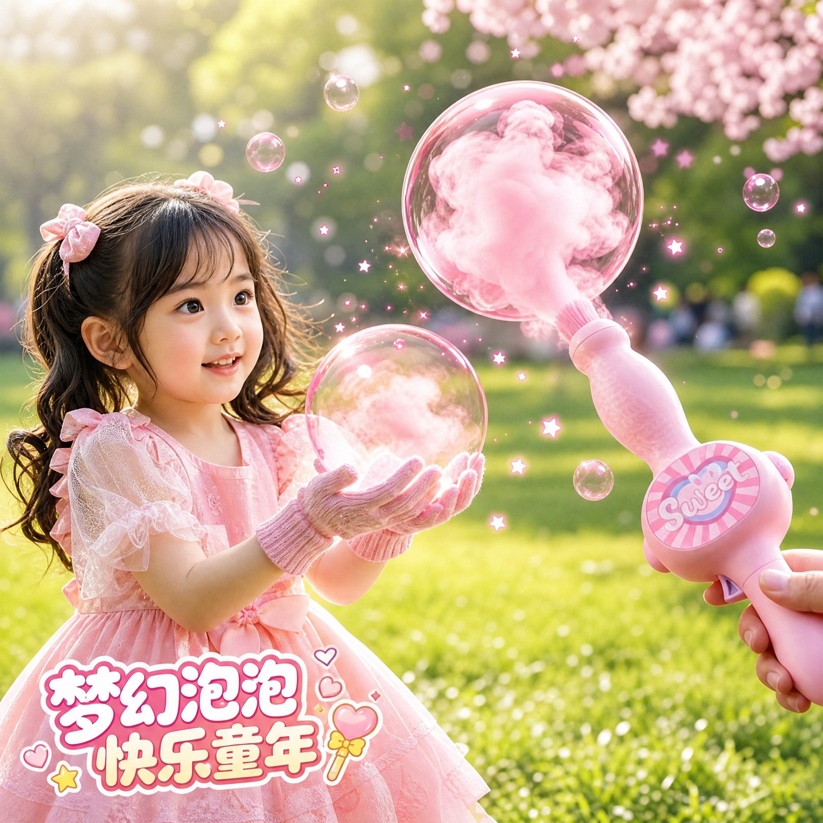 烟雾泡泡机网红爆款儿童益智玩具图片