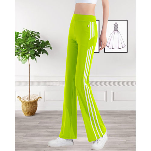 浩舟健美操广场舞速干微喇女长裤