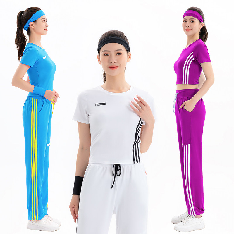 浩舟健身跳操服广场舞服速干面料