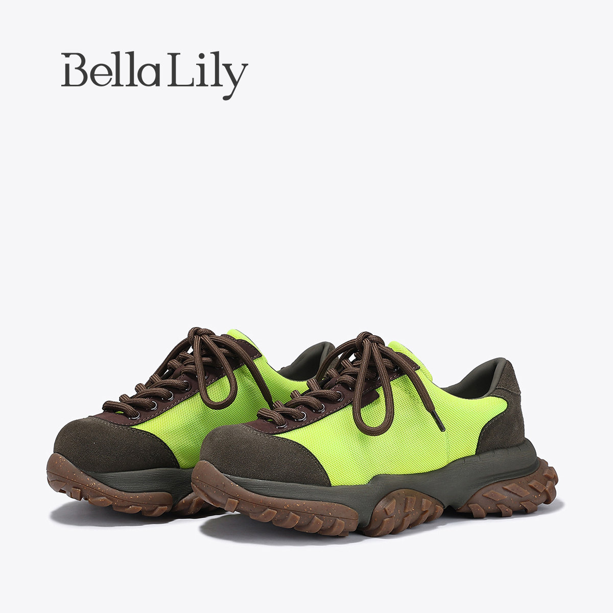 BellaLily2026春季新款时尚户外休闲鞋防滑减震越野徒步鞋潮鞋女,女鞋,时尚休闲鞋,淘宝优惠券,粉丝福利购,淘宝优惠卷