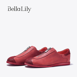 新款 软底休闲鞋 小众潮酷平底鞋 潮鞋 女舒适个性 BellaLily2025春季