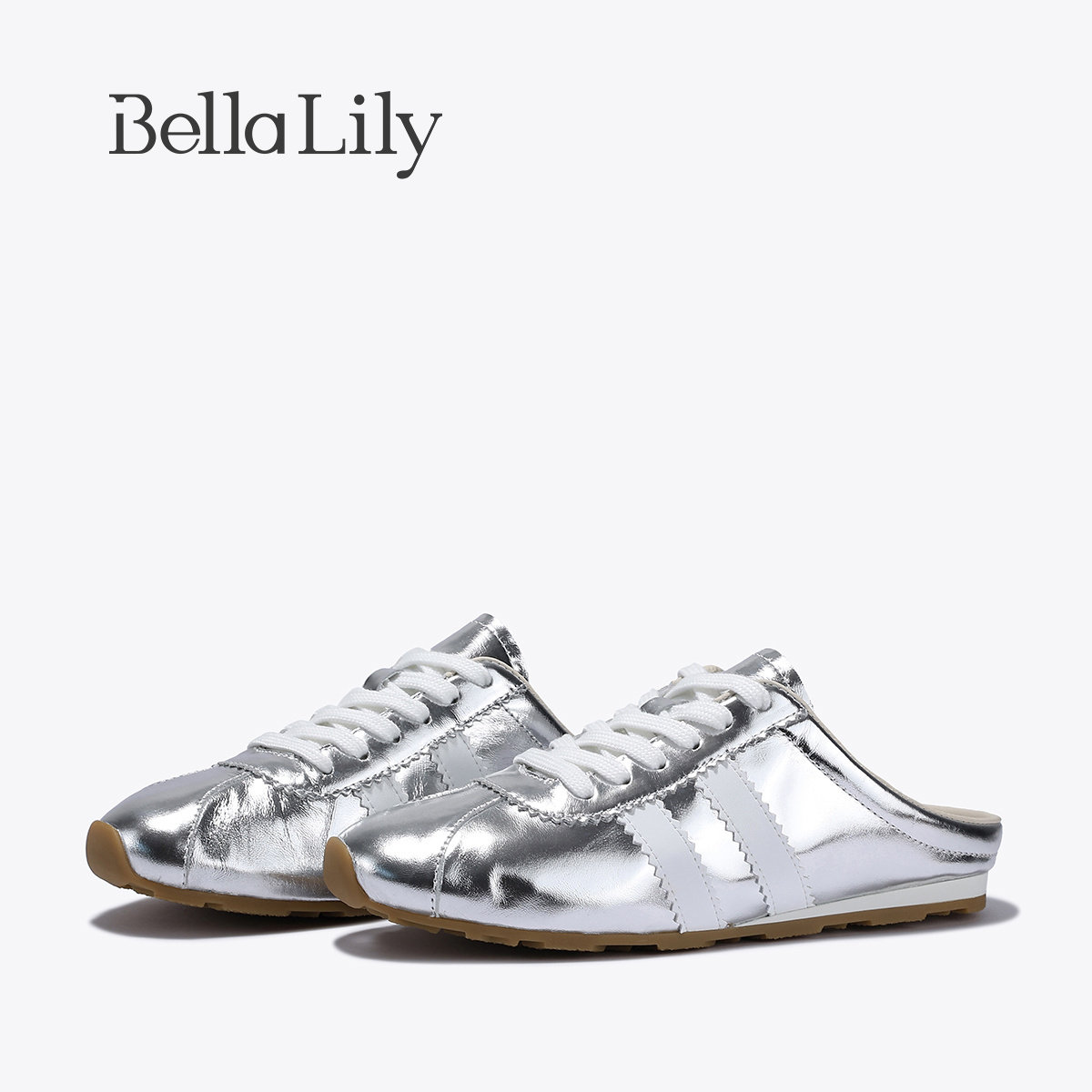 BellaLily2026春季新款轻便潮流包头半拖鞋女半拖外穿平底德训鞋,女鞋,包头拖,淘宝优惠券,粉丝福利购,淘宝优惠卷