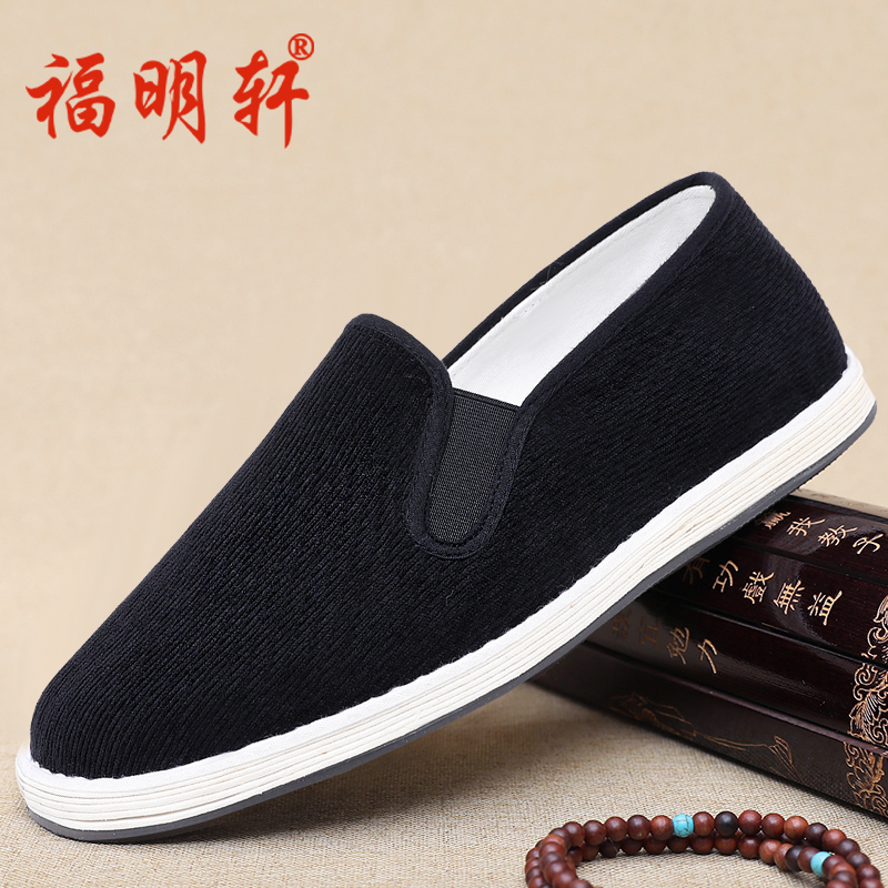 手工千层底老北京布鞋舒适爸爸鞋