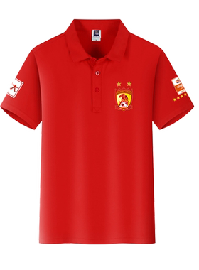 队服足球迷短袖t恤翻领polo衫
