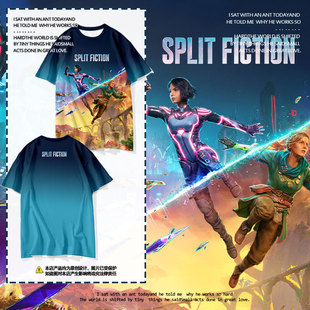 双影奇境Split Fiction双人游戏周边速干短袖t恤衫男女冰丝感半袖