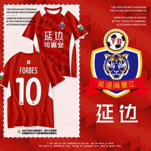 2025赛季延边龙鼎队服球员版足球衣服冰丝速干短袖t恤衫男女半袖