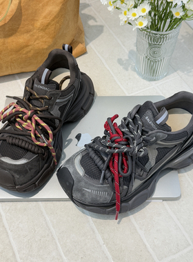 MONIKA2025秋新皮网拼接高弹力布厚底老爹鞋运动时尚休闲Y5013-28