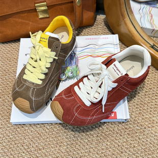 896 Meeigeec.Q 百搭阿甘鞋 休闲运动鞋 2025秋真皮内增高德训鞋