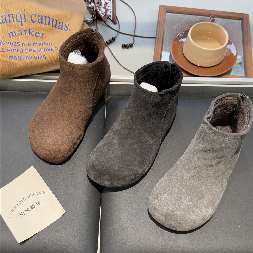 2025冬款复古勃肯鞋女