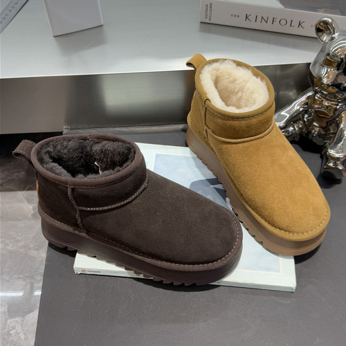 Meeigeec舒适厚底雪地靴