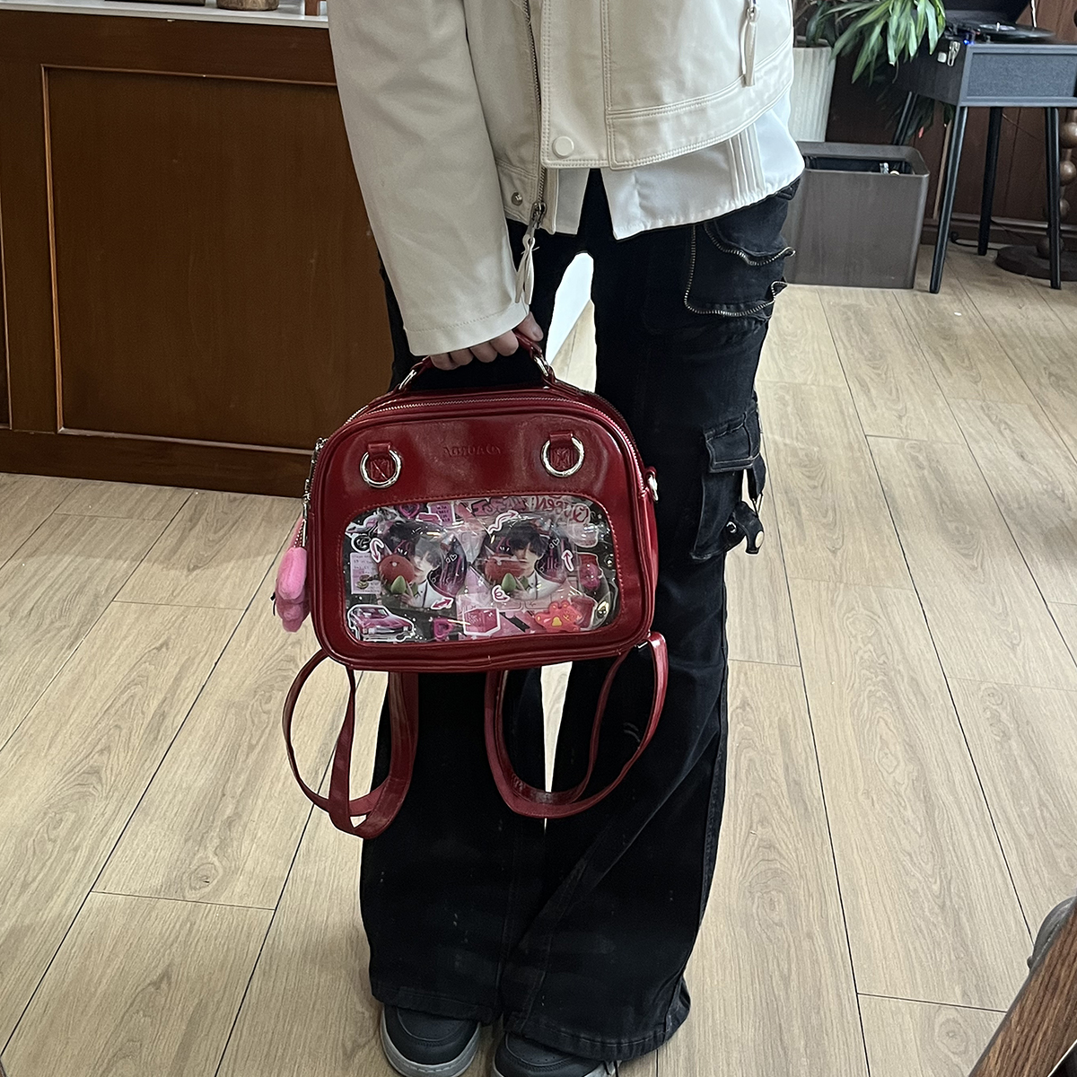 AORDA波士顿红色制服痛包