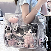 AORDA 演唱会暗格包外出痛包双肩藏灯牌包斜挎可爱通勤大容量娃包