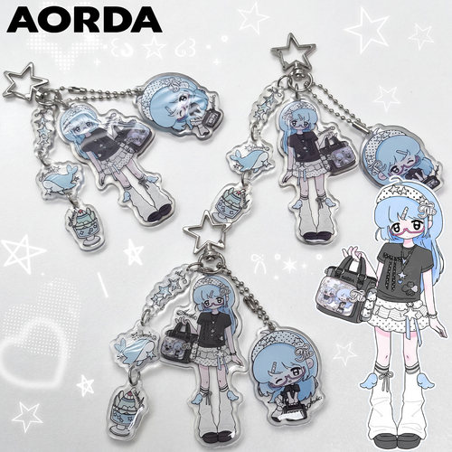 AORDAY2K可爱古早女孩包挂件