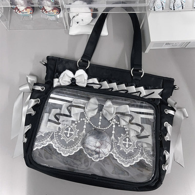 AORDA高级感丝带黑色痛包