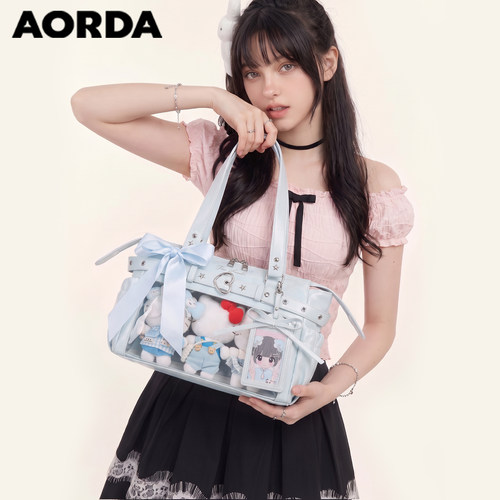 AORDA日常皮质机车痛包外出娃包