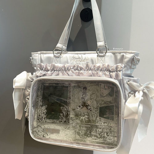 AORDA双肩丝带韩系痛包高颜值