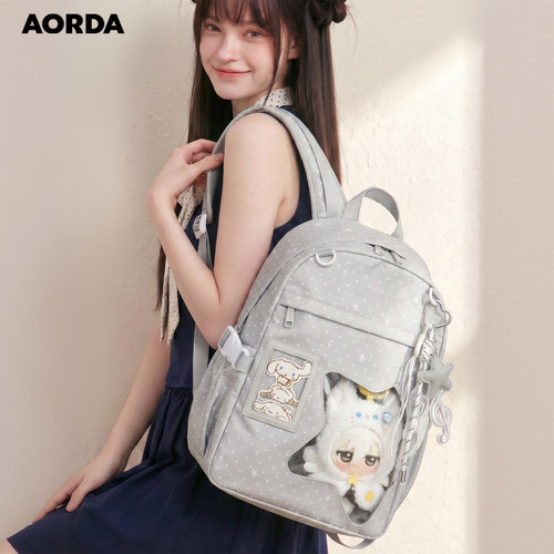 AORDA轻便痛包通勤双肩背包书包