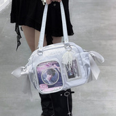 AORDA 韩系痛包小食量单肩斜挎通勤10cm娃包吧唧原创丝带波士顿