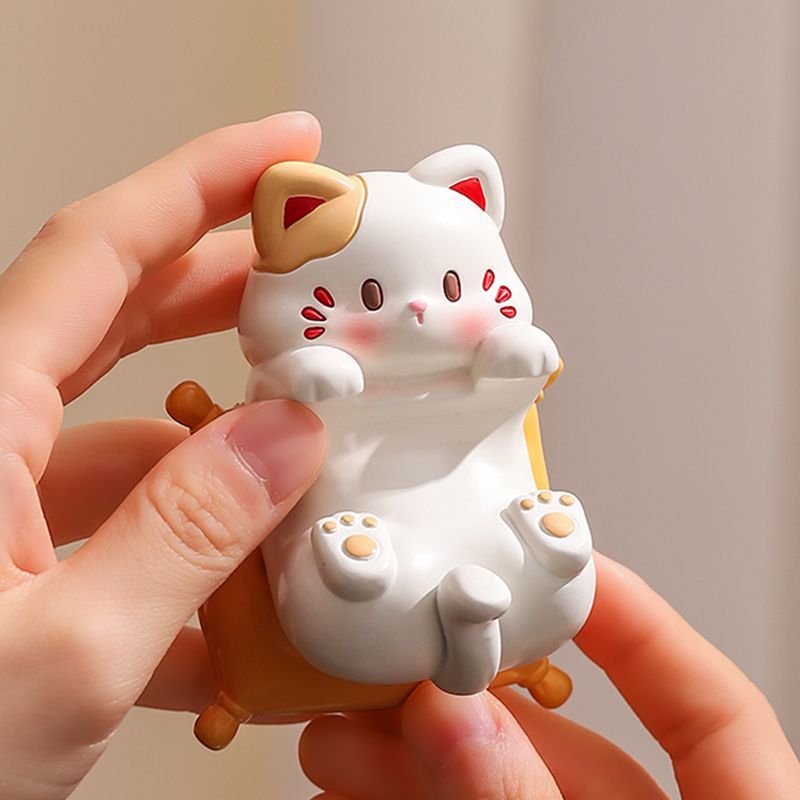 创意猫咪车载摆件可爱汽车中控台装饰解压治愈生日礼物女生内饰品