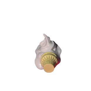 掉落的冰淇淋车载摆件电动车电瓶摩托车汽车外装饰贴纸小配饰挂件