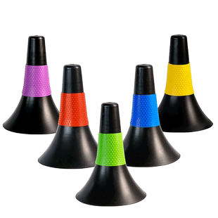 篮球训练器材标志桶锥形筒足球训练器材标志锥篮球训练喇叭筒控球