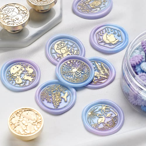 3月穗迪思火漆印章全套铜头动物