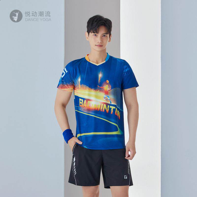 新款儿童羽毛球服女短袖运动衣套装男短裤裙乒乓比赛队服团购印字