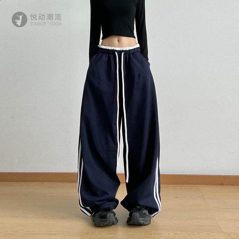 跳舞潮流运动裤女2024春秋季高腰