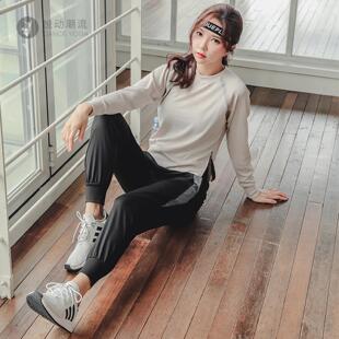 2025秋冬健身卫衣套装女运动跑步休闲吸汗高腰宽松瑜伽跳操健身服