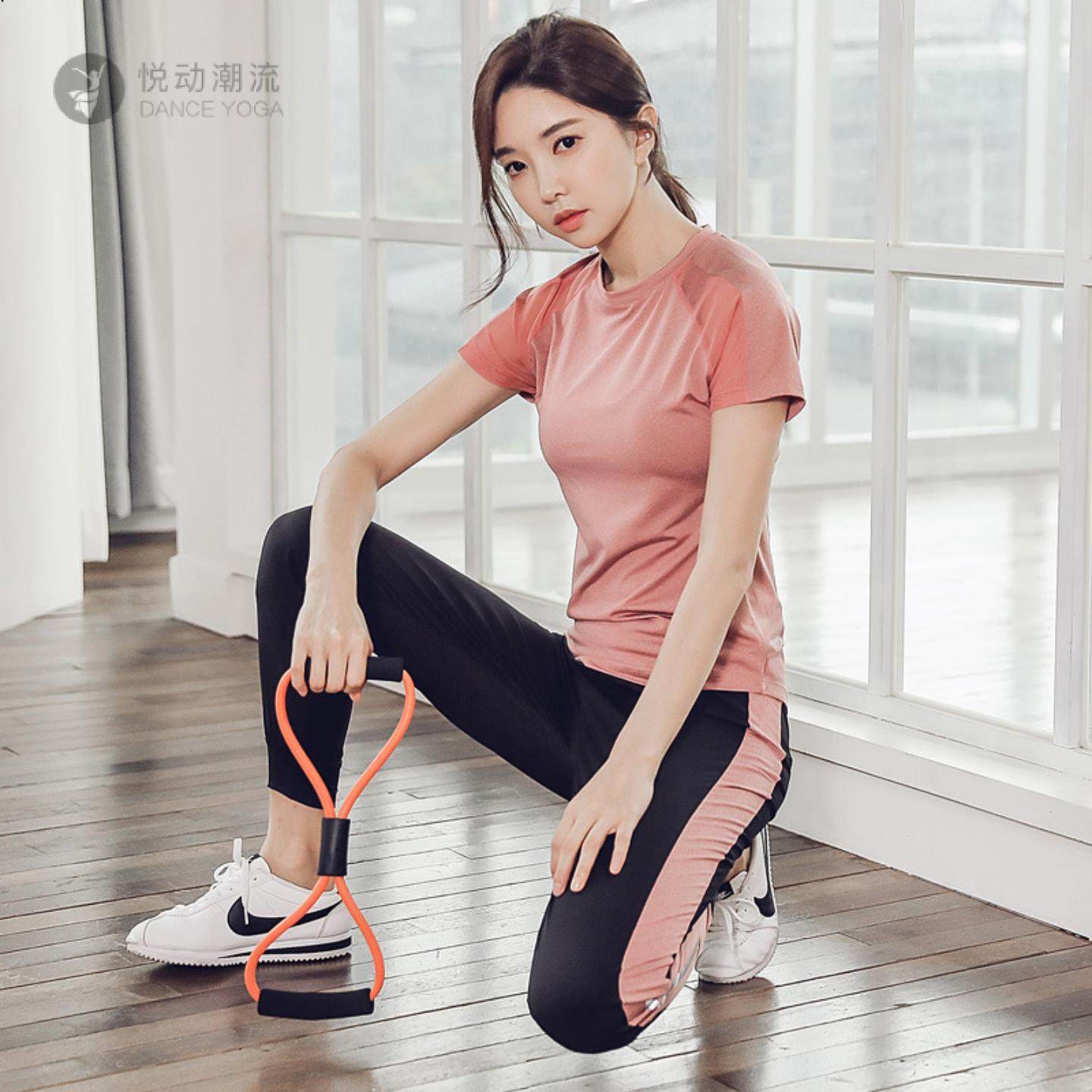 夏季薄款瑜伽服套装女士专业健身房运动跑步服速干衣宽松时尚显瘦